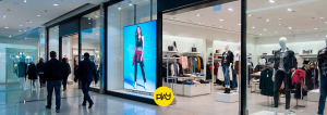 painéis de LED indoor para vitrines e lojas