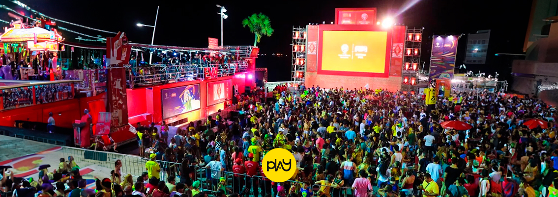 aluguel de telão de LED para assistir à Copa do Mundo
